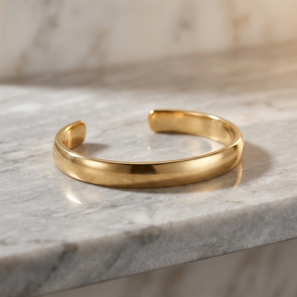 Men's Royal Solid Curb Gold Chain